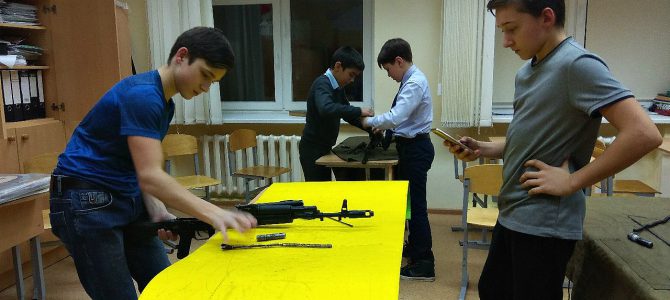 Подготовка к Московской военно-спортивной игре «Победа»